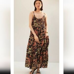 Anthropologie Roberta Roller Rabbit Dakota Cover-Up Maxi Dress